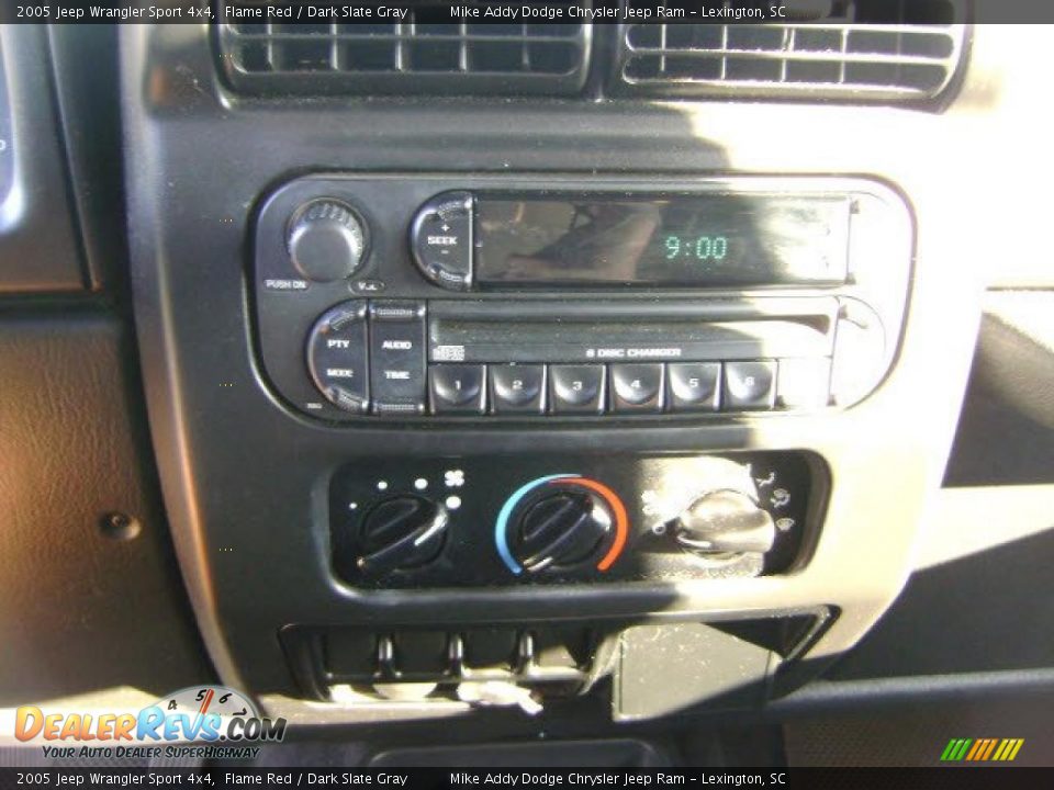 2005 Jeep Wrangler Sport 4x4 Flame Red / Dark Slate Gray Photo #3