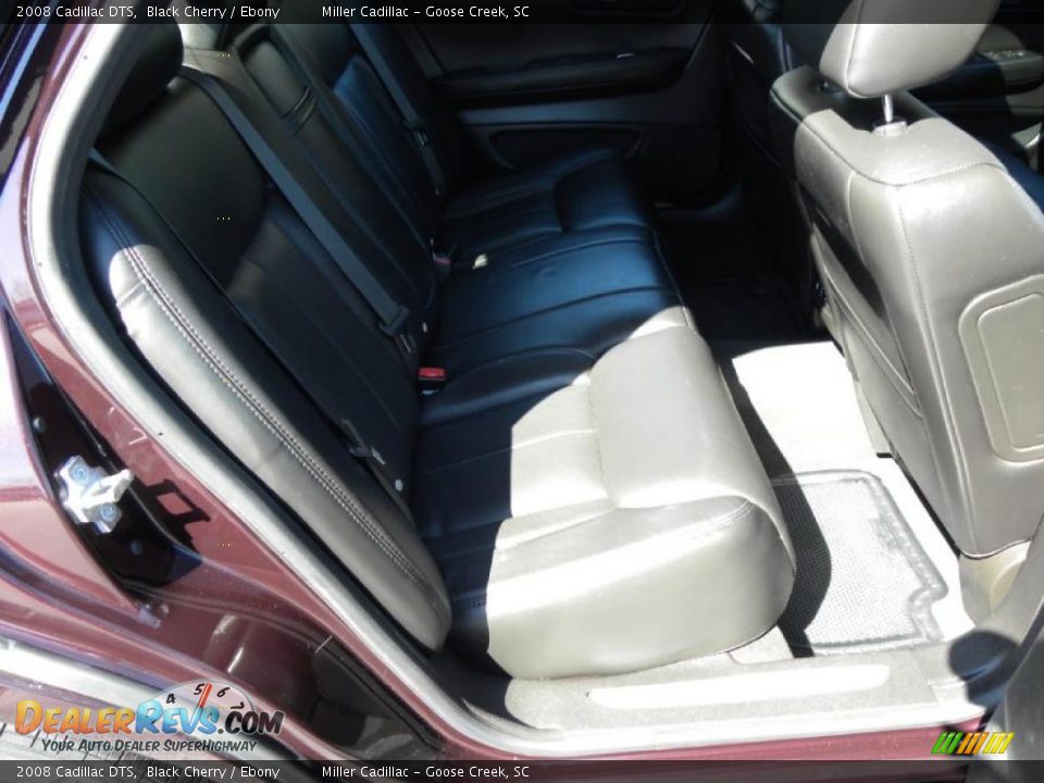 2008 Cadillac DTS Black Cherry / Ebony Photo #11