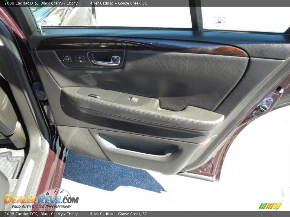 2008 Cadillac DTS Black Cherry / Ebony Photo #12