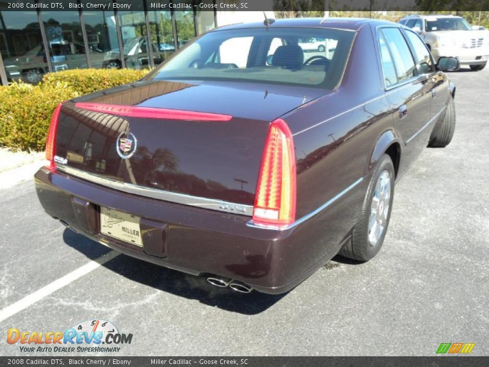 2008 Cadillac DTS Black Cherry / Ebony Photo #13
