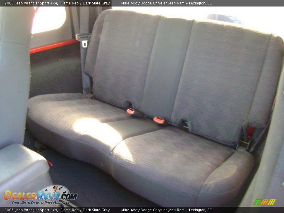 2005 Jeep Wrangler Sport 4x4 Flame Red / Dark Slate Gray Photo #6
