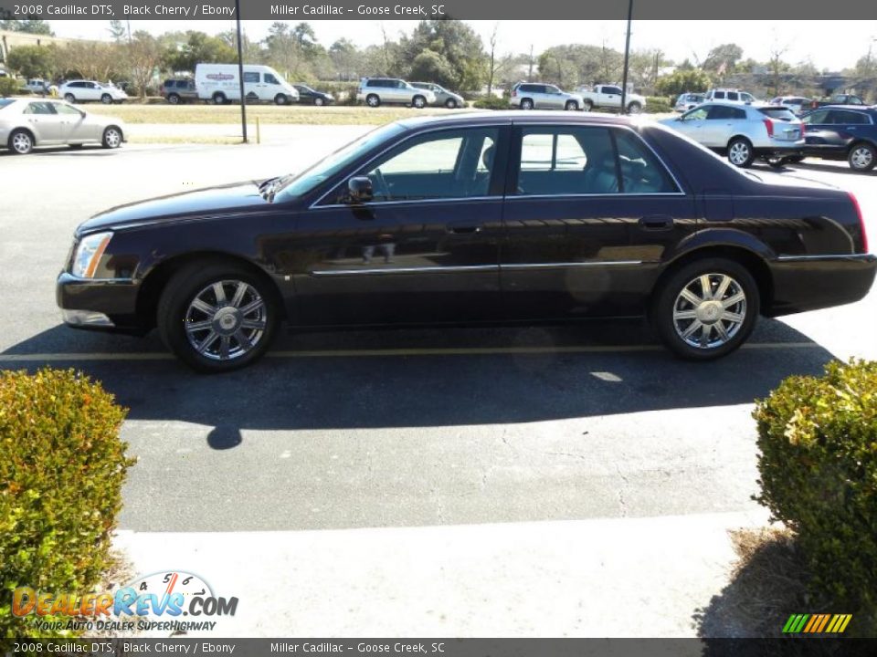 2008 Cadillac DTS Black Cherry / Ebony Photo #17