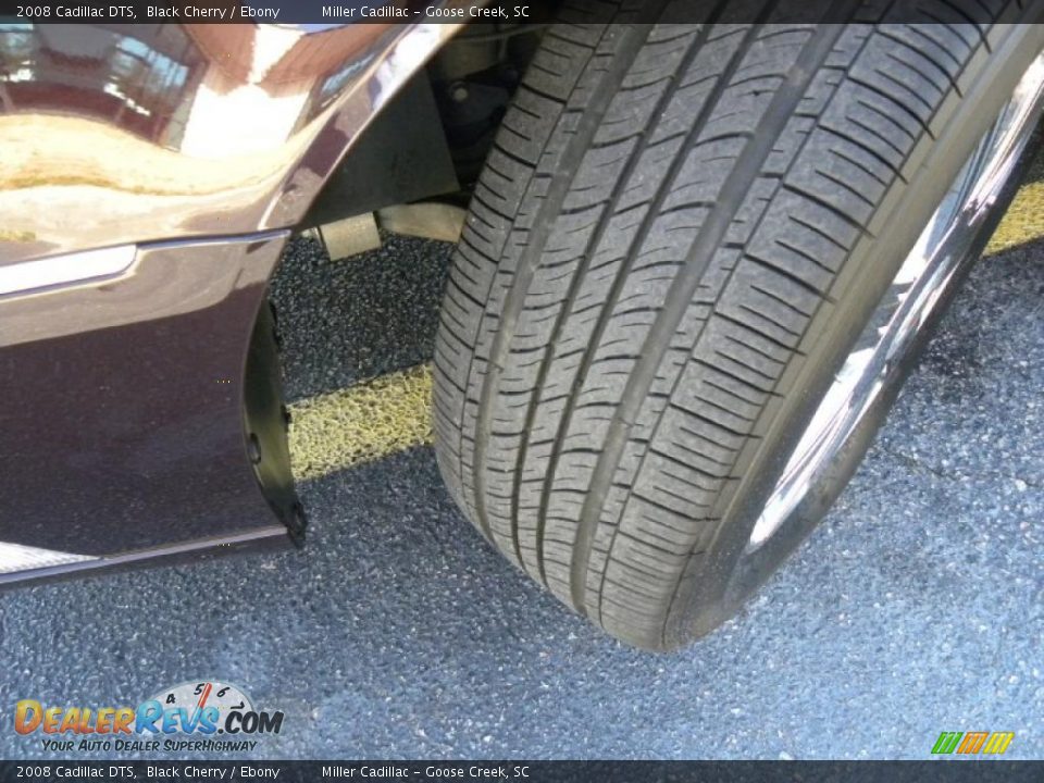 2008 Cadillac DTS Black Cherry / Ebony Photo #18