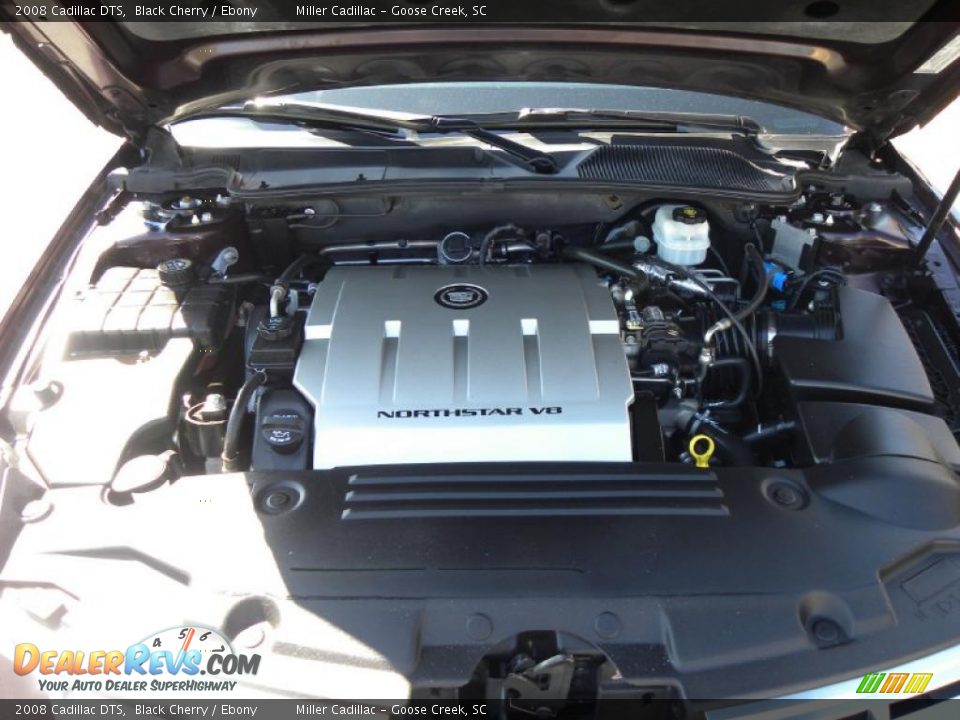 2008 Cadillac DTS Black Cherry / Ebony Photo #19