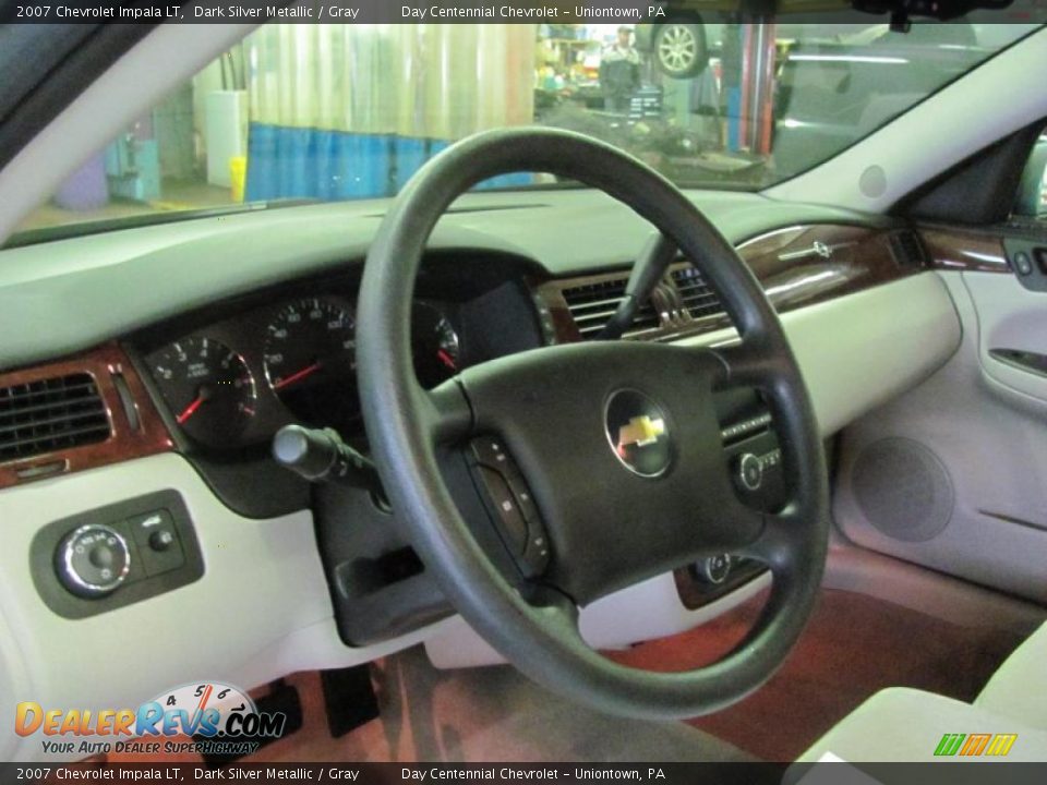 2007 Chevrolet Impala LT Dark Silver Metallic / Gray Photo #8