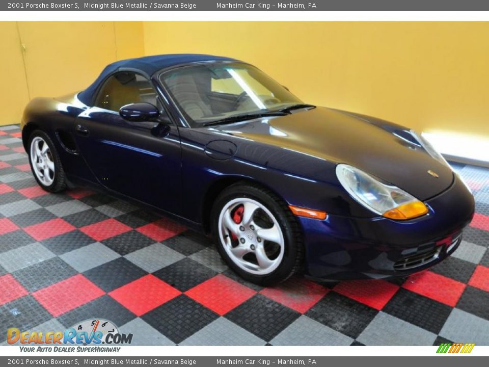 Front 3/4 View of 2001 Porsche Boxster S Photo #1