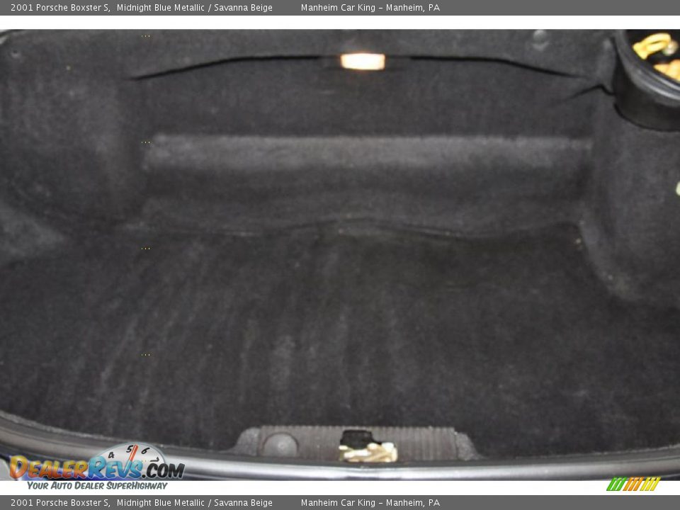 2001 Porsche Boxster S Midnight Blue Metallic / Savanna Beige Photo #14