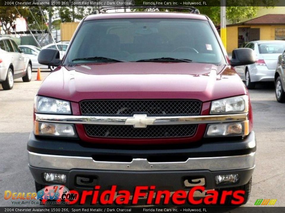 2004 Chevrolet Avalanche 1500 Z66 Sport Red Metallic / Dark Charcoal Photo #5