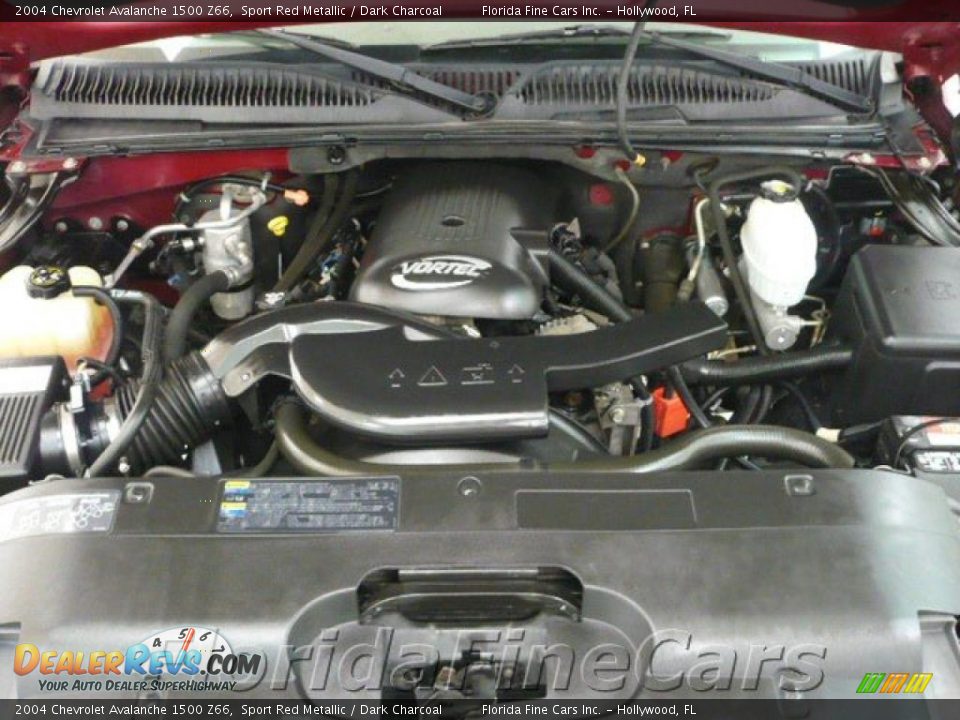 2004 Chevrolet Avalanche 1500 Z66 Sport Red Metallic / Dark Charcoal Photo #7