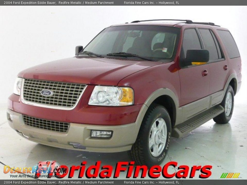 2004 Ford Expedition Eddie Bauer Redfire Metallic / Medium Parchment Photo #1