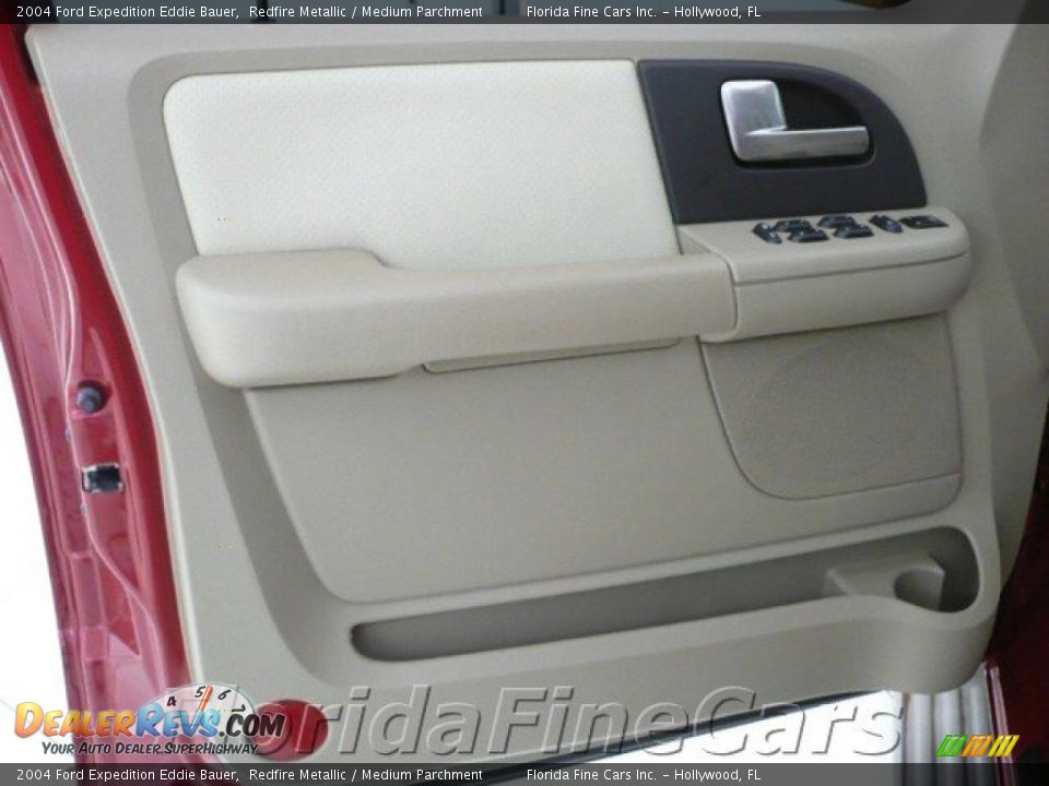 2004 Ford Expedition Eddie Bauer Redfire Metallic / Medium Parchment Photo #11