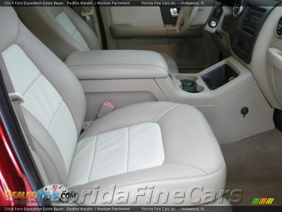 2004 Ford Expedition Eddie Bauer Redfire Metallic / Medium Parchment Photo #13