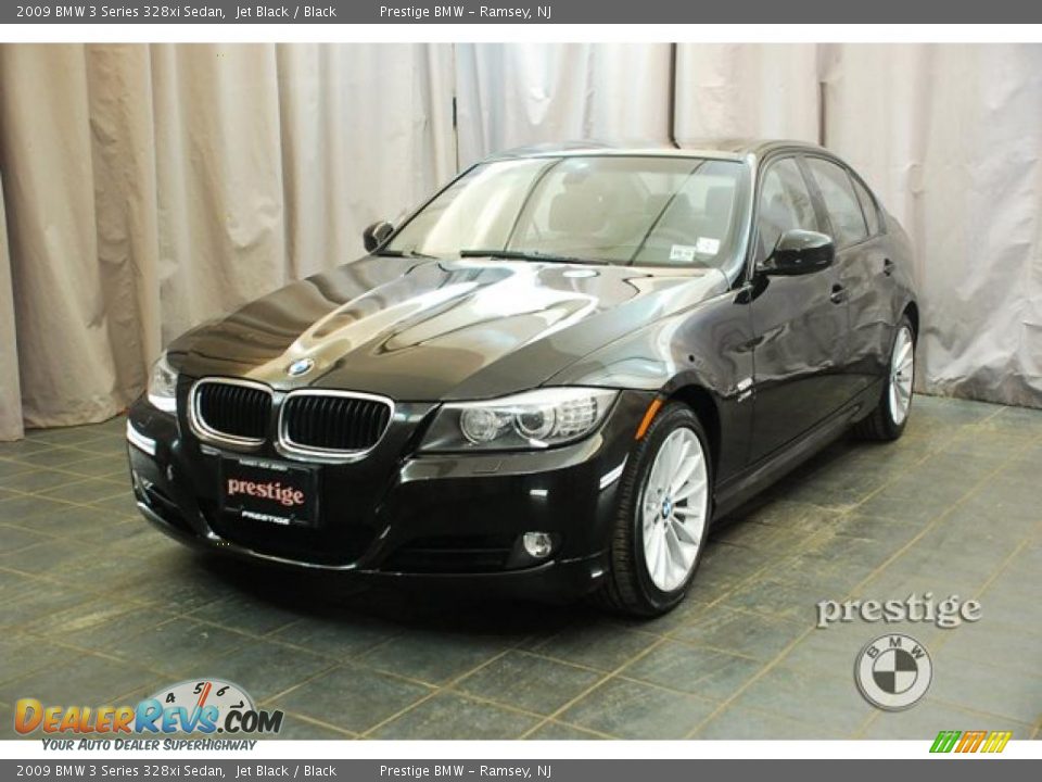 2009 BMW 3 Series 328xi Sedan Jet Black / Black Photo #1