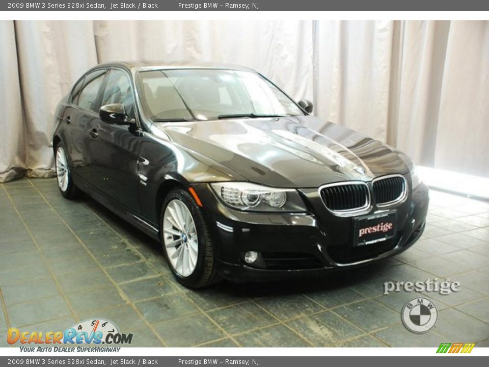 2009 BMW 3 Series 328xi Sedan Jet Black / Black Photo #7
