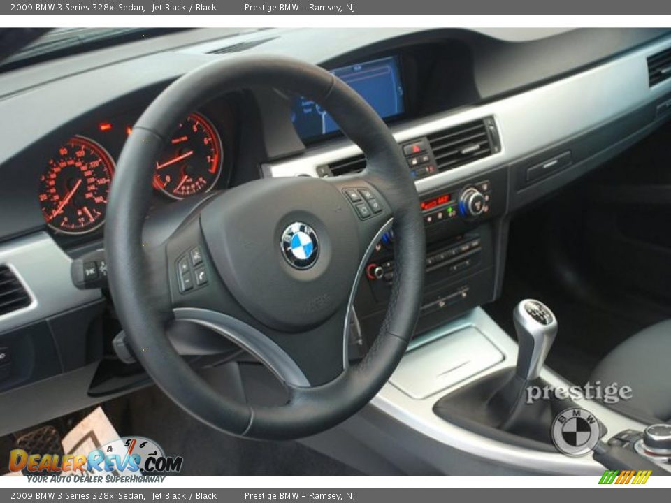 2009 BMW 3 Series 328xi Sedan Jet Black / Black Photo #14