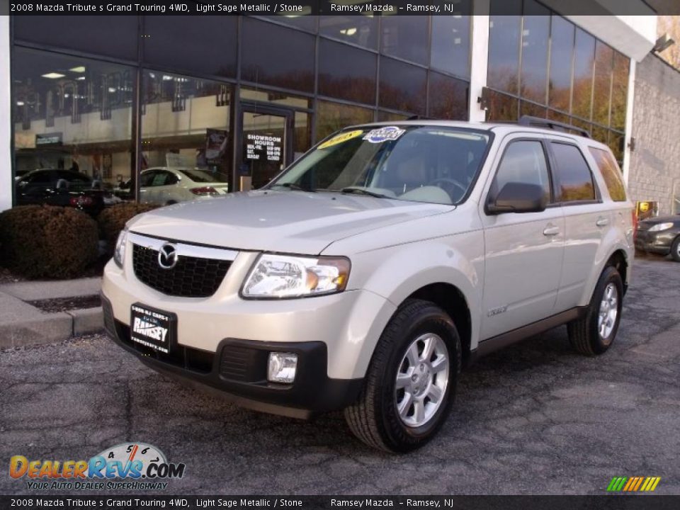 2008 Mazda Tribute s Grand Touring 4WD Light Sage Metallic / Stone Photo #1