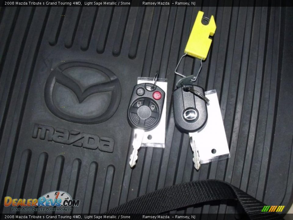 2008 Mazda Tribute s Grand Touring 4WD Light Sage Metallic / Stone Photo #8