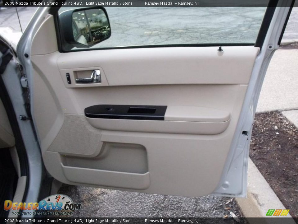 2008 Mazda Tribute s Grand Touring 4WD Light Sage Metallic / Stone Photo #9