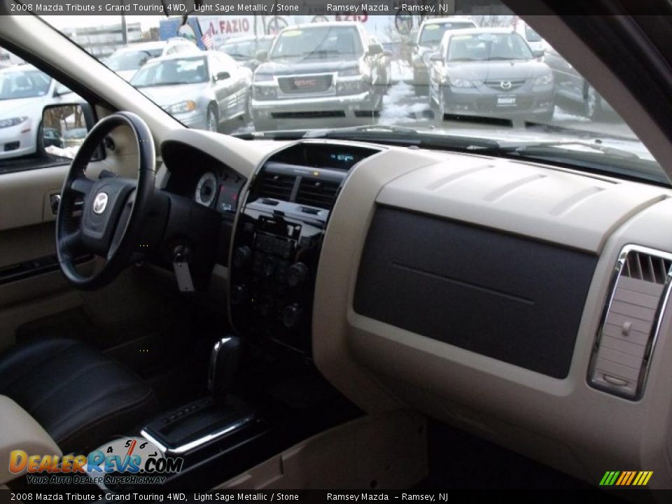 2008 Mazda Tribute s Grand Touring 4WD Light Sage Metallic / Stone Photo #10