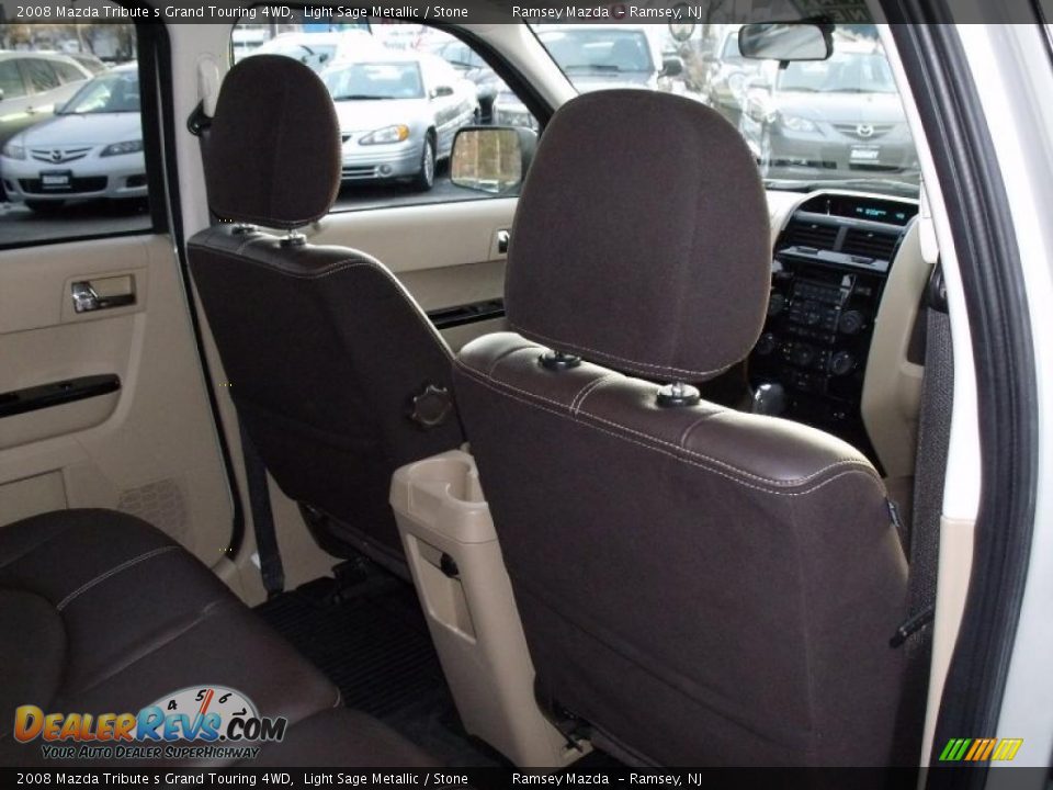 2008 Mazda Tribute s Grand Touring 4WD Light Sage Metallic / Stone Photo #13