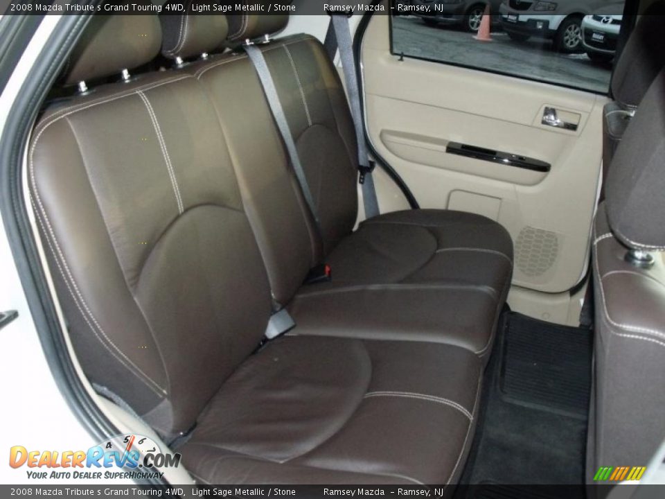 2008 Mazda Tribute s Grand Touring 4WD Light Sage Metallic / Stone Photo #14