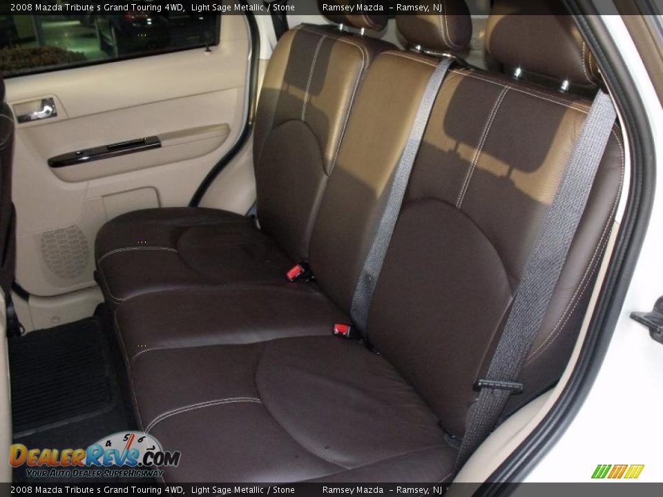 2008 Mazda Tribute s Grand Touring 4WD Light Sage Metallic / Stone Photo #19