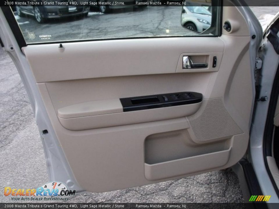 2008 Mazda Tribute s Grand Touring 4WD Light Sage Metallic / Stone Photo #20