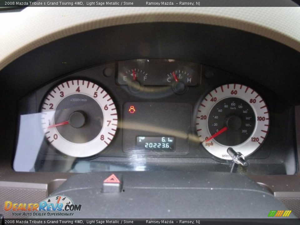 2008 Mazda Tribute s Grand Touring 4WD Light Sage Metallic / Stone Photo #23