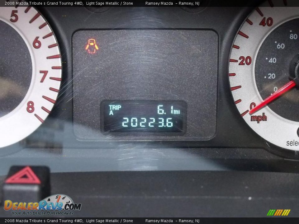 2008 Mazda Tribute s Grand Touring 4WD Light Sage Metallic / Stone Photo #24