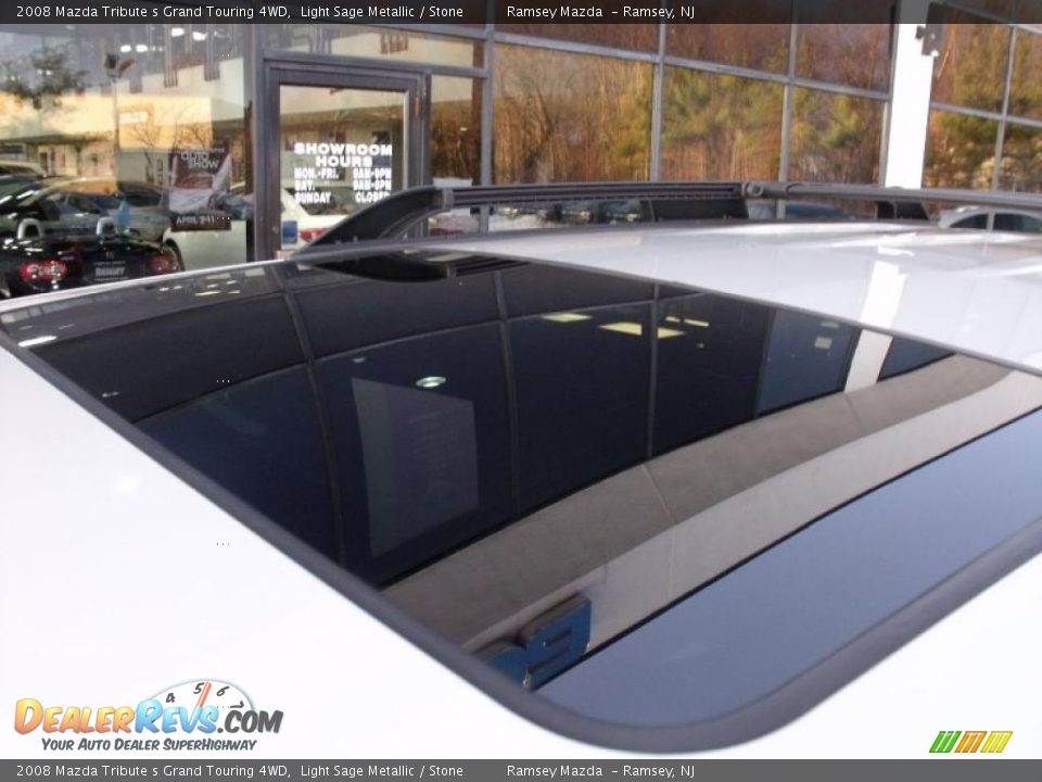 2008 Mazda Tribute s Grand Touring 4WD Light Sage Metallic / Stone Photo #27