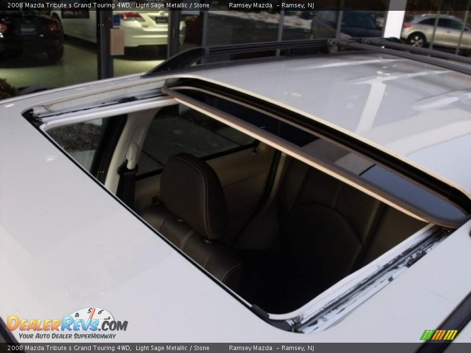 2008 Mazda Tribute s Grand Touring 4WD Light Sage Metallic / Stone Photo #28