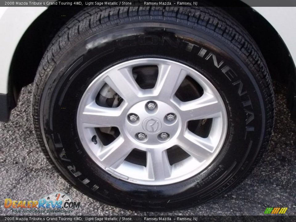 2008 Mazda Tribute s Grand Touring 4WD Light Sage Metallic / Stone Photo #30