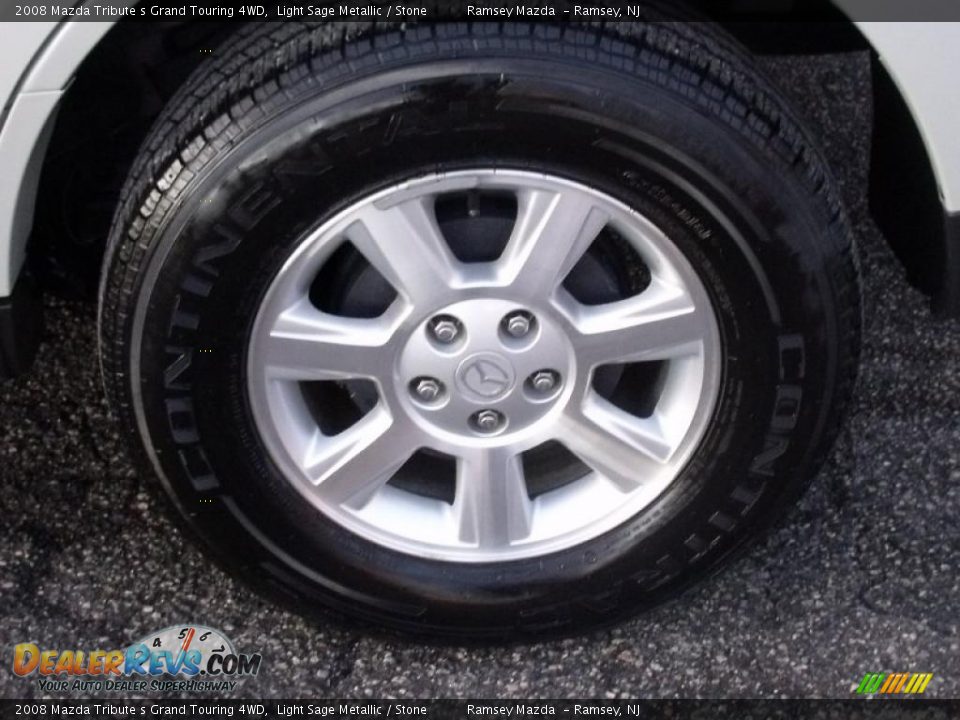 2008 Mazda Tribute s Grand Touring 4WD Light Sage Metallic / Stone Photo #31