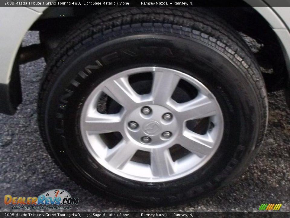 2008 Mazda Tribute s Grand Touring 4WD Light Sage Metallic / Stone Photo #32