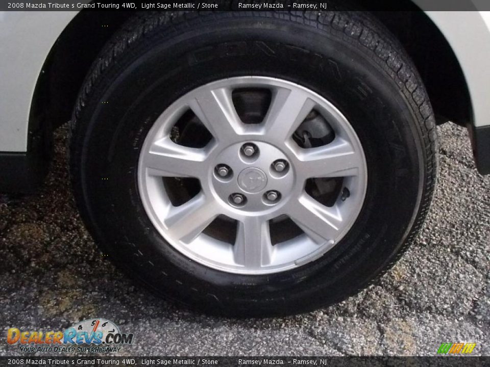 2008 Mazda Tribute s Grand Touring 4WD Light Sage Metallic / Stone Photo #33