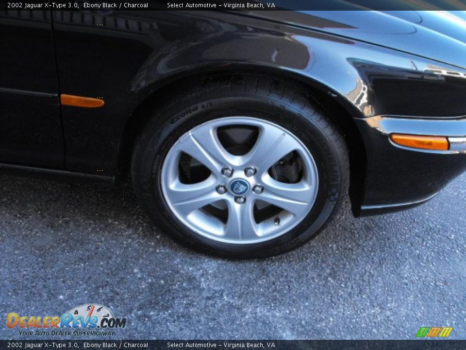 2002 Jaguar X-Type 3.0 Ebony Black / Charcoal Photo #5