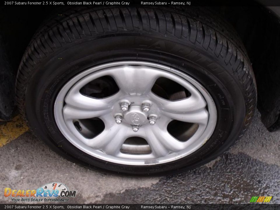 2007 Subaru Forester 2.5 X Sports Obsidian Black Pearl / Graphite Gray Photo #18