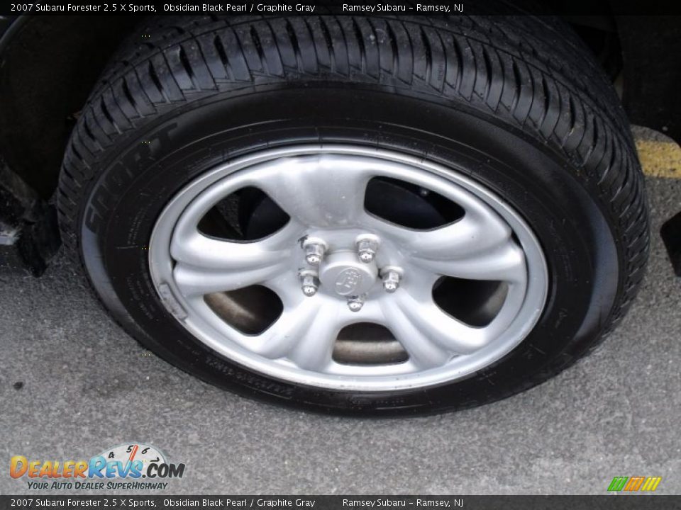 2007 Subaru Forester 2.5 X Sports Obsidian Black Pearl / Graphite Gray Photo #20