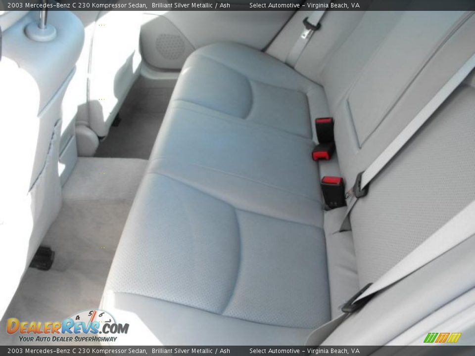 2003 Mercedes-Benz C 230 Kompressor Sedan Brilliant Silver Metallic / Ash Photo #13