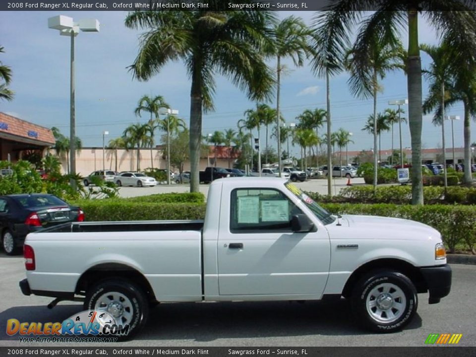 2008 Ford Ranger XL Regular Cab Oxford White / Medium Dark Flint Photo #2
