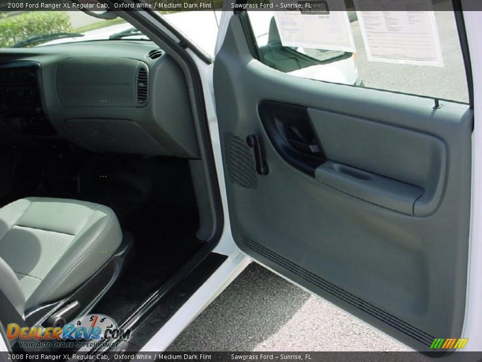2008 Ford Ranger XL Regular Cab Oxford White / Medium Dark Flint Photo #12