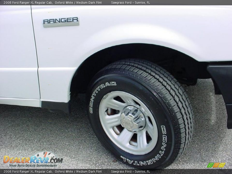 2008 Ford Ranger XL Regular Cab Oxford White / Medium Dark Flint Photo #15
