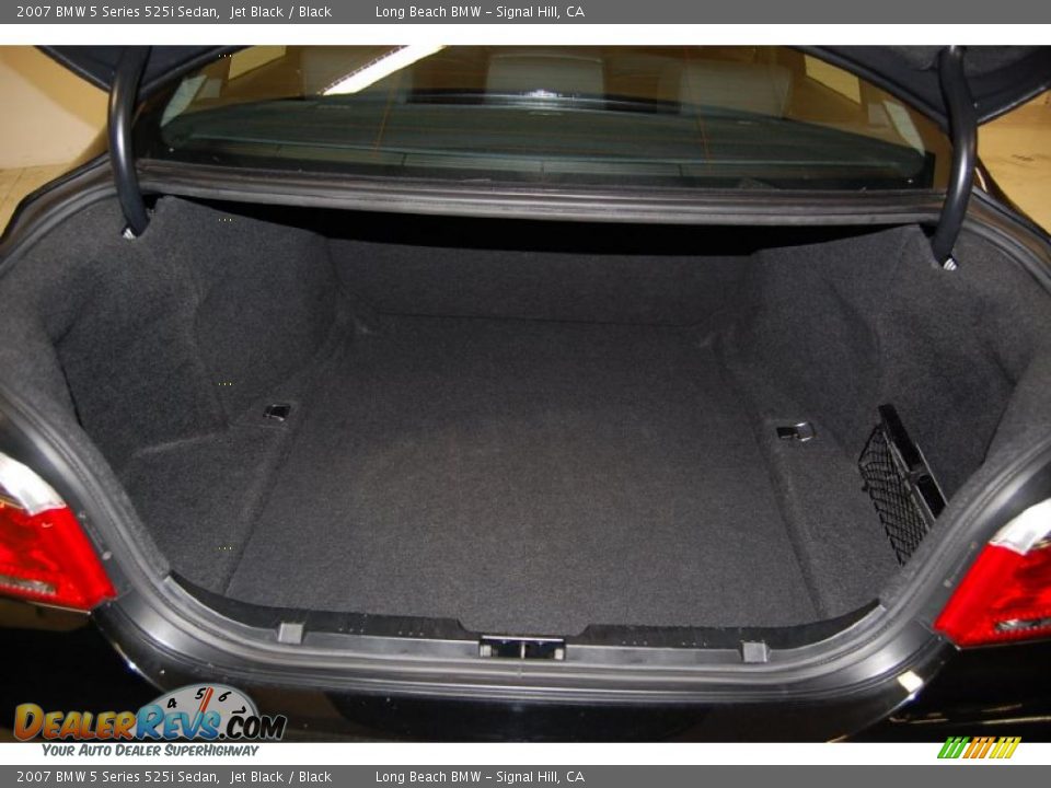 2007 BMW 5 Series 525i Sedan Jet Black / Black Photo #8