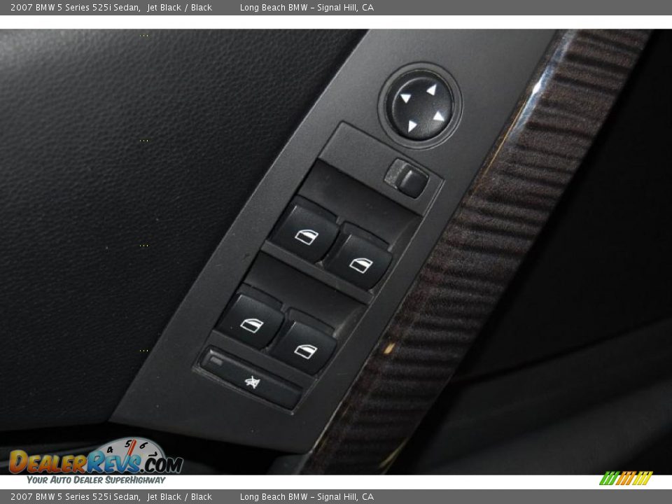 2007 BMW 5 Series 525i Sedan Jet Black / Black Photo #23