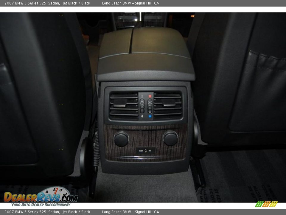 2007 BMW 5 Series 525i Sedan Jet Black / Black Photo #29