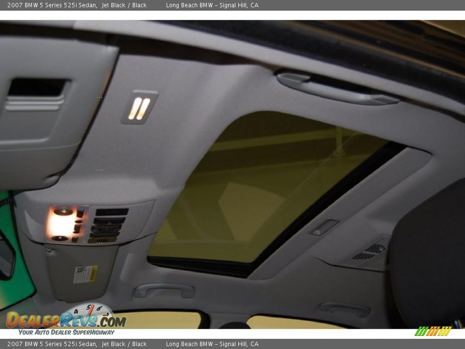 2007 BMW 5 Series 525i Sedan Jet Black / Black Photo #30
