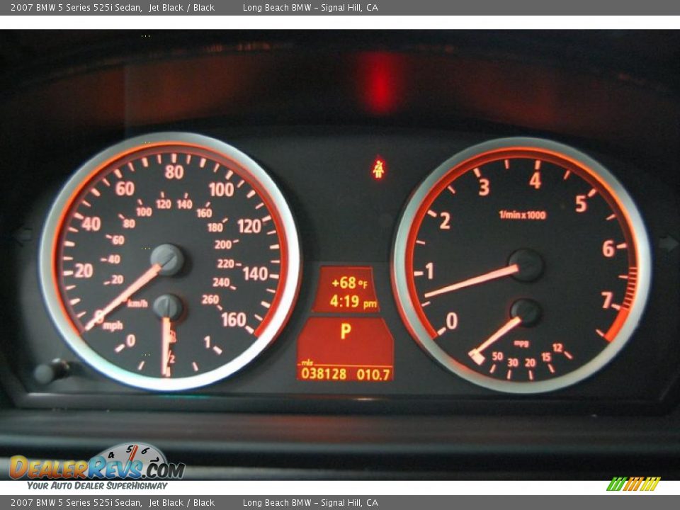2007 BMW 5 Series 525i Sedan Jet Black / Black Photo #31