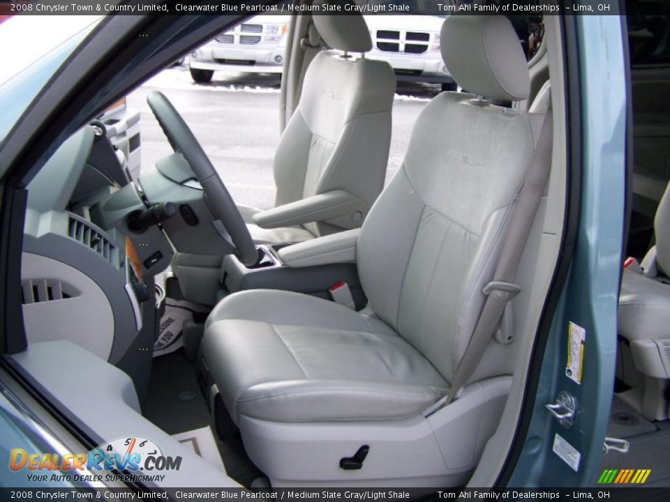 2008 Chrysler Town & Country Limited Clearwater Blue Pearlcoat / Medium Slate Gray/Light Shale Photo #8