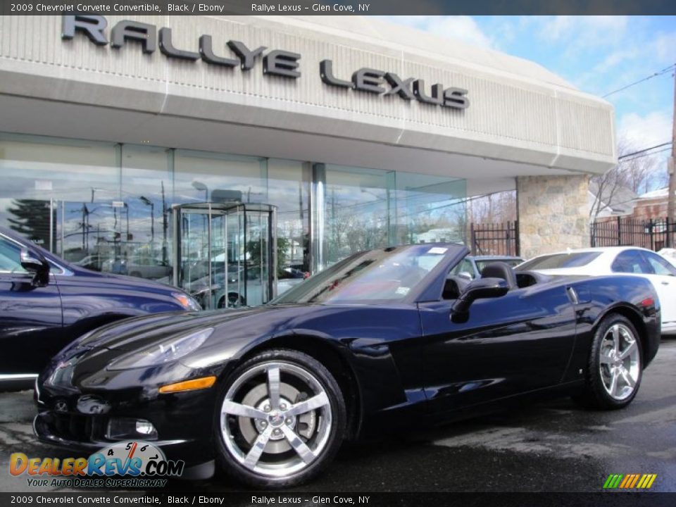 2009 Chevrolet Corvette Convertible Black / Ebony Photo #1