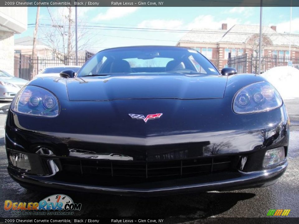 2009 Chevrolet Corvette Convertible Black / Ebony Photo #3